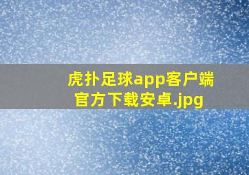虎扑足球app客户端官方下载安卓
