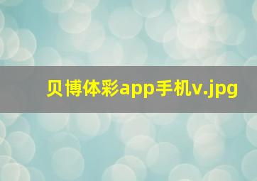 贝博体彩app手机v