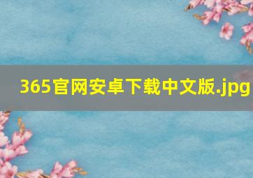 365官网安卓下载中文版