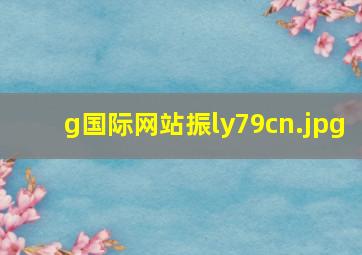 g国际网站振ly79、cn