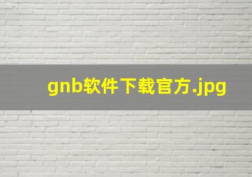gnb软件下载官方
