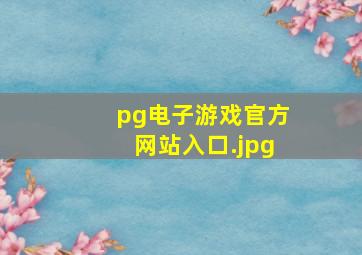 pg电子游戏官方网站入口