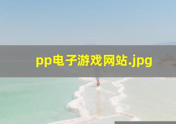 pp电子游戏网站