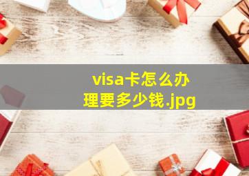 visa卡怎么办理要多少钱